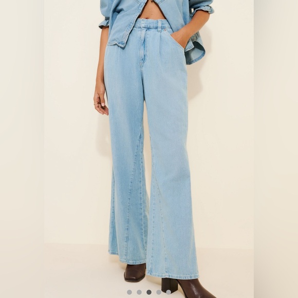 Free People Denim - We the Free, Free people trouser jeans, wide leg, loose relaxed fit